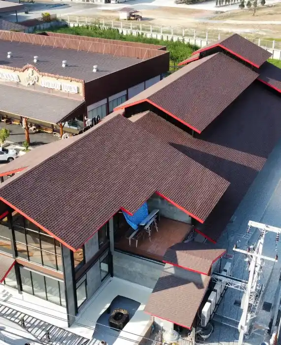 หลังคาชิงเกิ้ลรูฟ (หลังคายางมะตอย) | JP Premium House Co.,Ltd.​