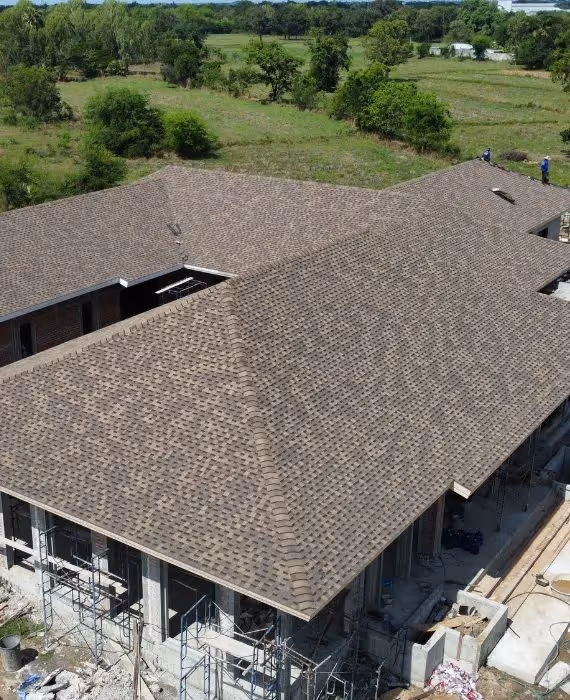 หลังคาชิงเกิ้ลรูฟ (หลังคายางมะตอย) | JP Premium House Co.,Ltd.​